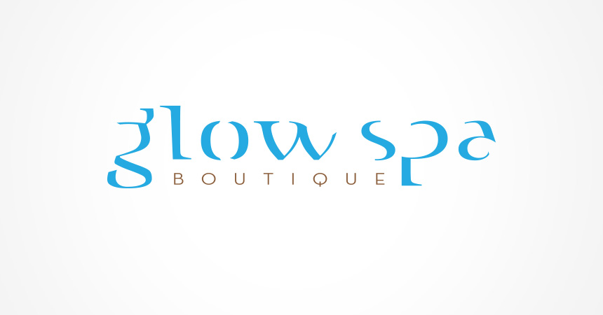 Glow Spa Logo and Branding
