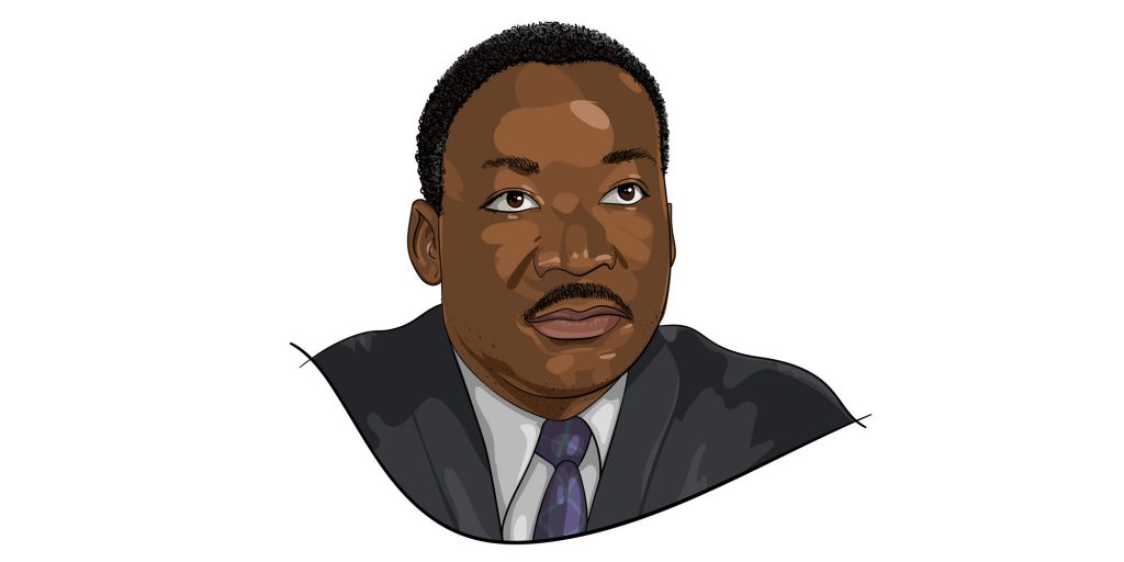 Martin Luther King Jr. Illustration